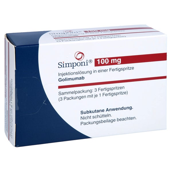 SIMPONI 100 mg Injektionslösung i.e.Fertigspr. 3X1 St