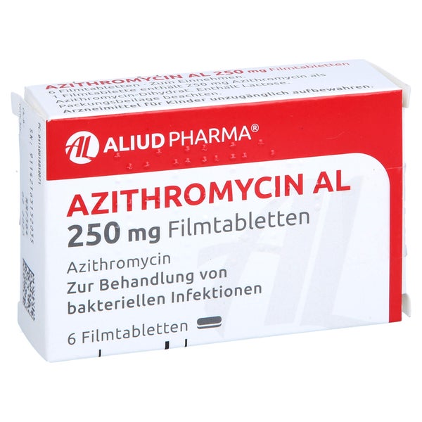 Azithromycin AL 250 mg Filmtabletten 6 St