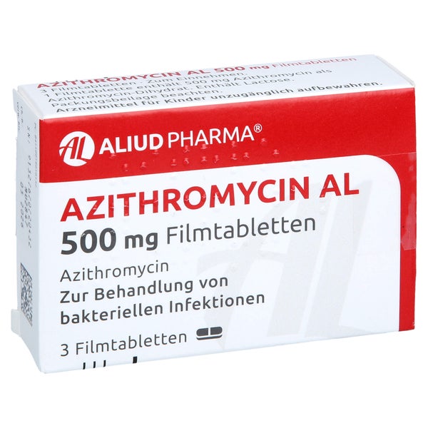 Azithromycin AL 500 mg Filmtabletten 3 St