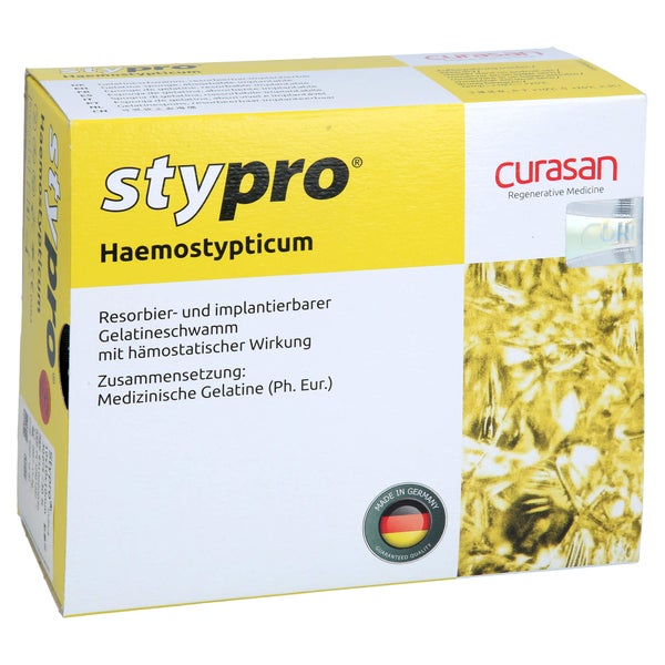 Stypro Gelatineschwamm Cubus 10x10x10 mm 30 St