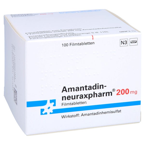 AMANTADIN-neuraxpharm 200 mg Filmtabletten 100 St