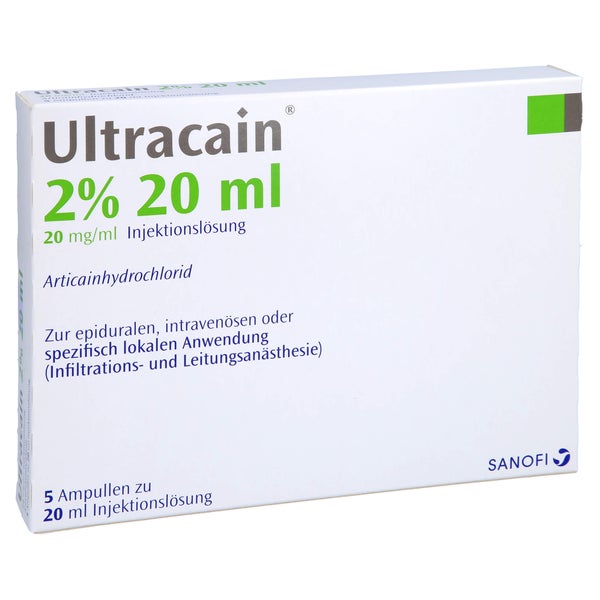 Ultracain 2% Ampullen 5X20 ml