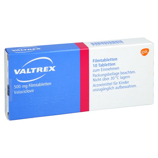 Valtrex 500 mg Filmtabletten 10 St