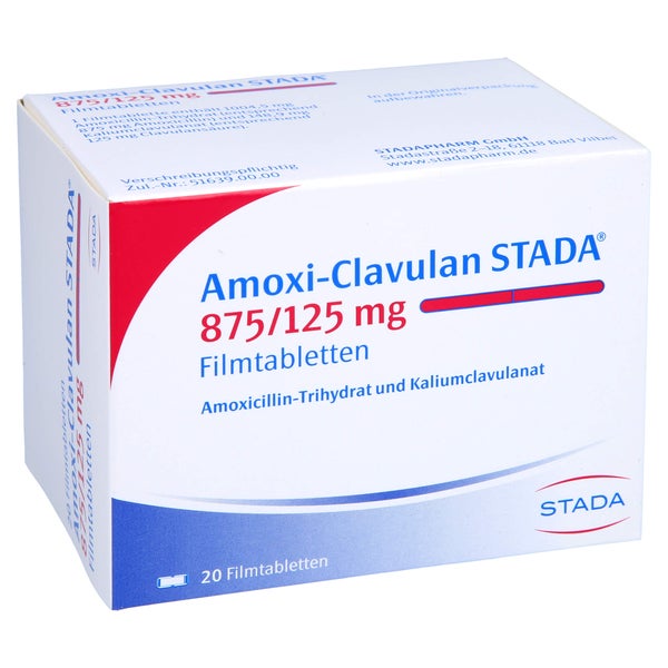 AMOXI-CLAVULAN STADA 875/125 mg Filmtabletten 20 St