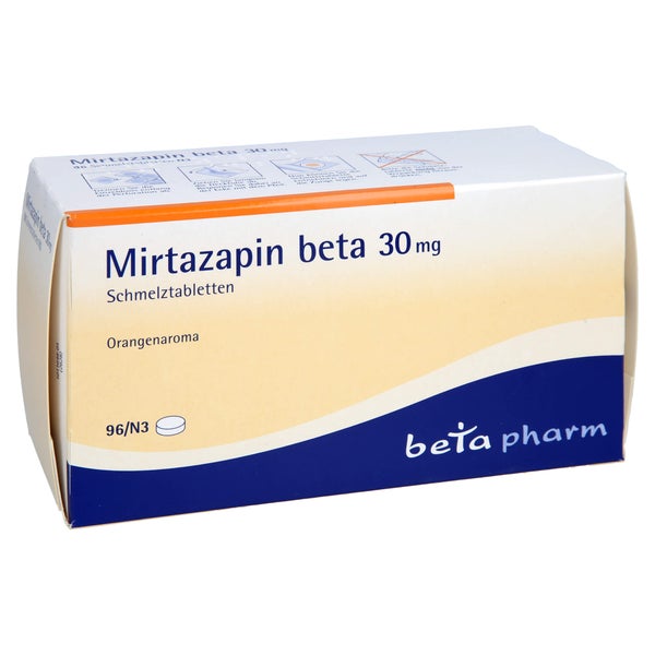 Mirtazapin beta 30 mg Schmelztabletten 96 St
