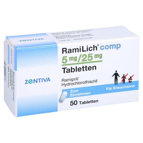 Ramilich comp 5 mg/25 mg Tabletten 50 St