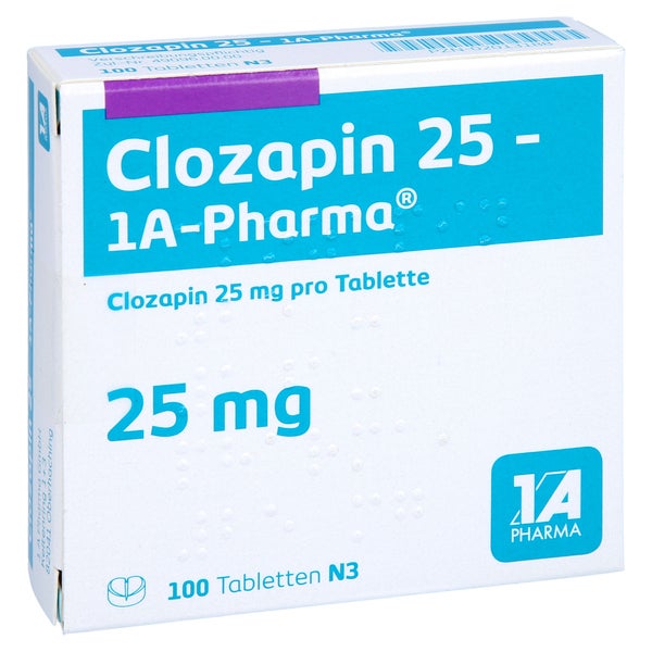 Clozapin 25-1a Pharma Tabletten 100 St