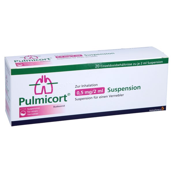 PULMICORT 0,5 mg/2 ml Suspension f.einen Vernebler 20X2 ml
