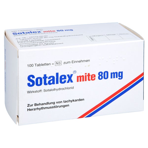 Sotalex 80 mg mite Tabletten 100 St