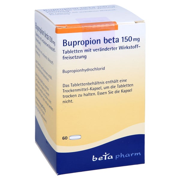 BUPROPION beta 150 mg Tab.m.veränd.Wirkst.-Frs. 60 St