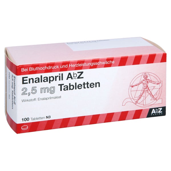 Enalapril AbZ 2,5 mg Tabletten 100 St