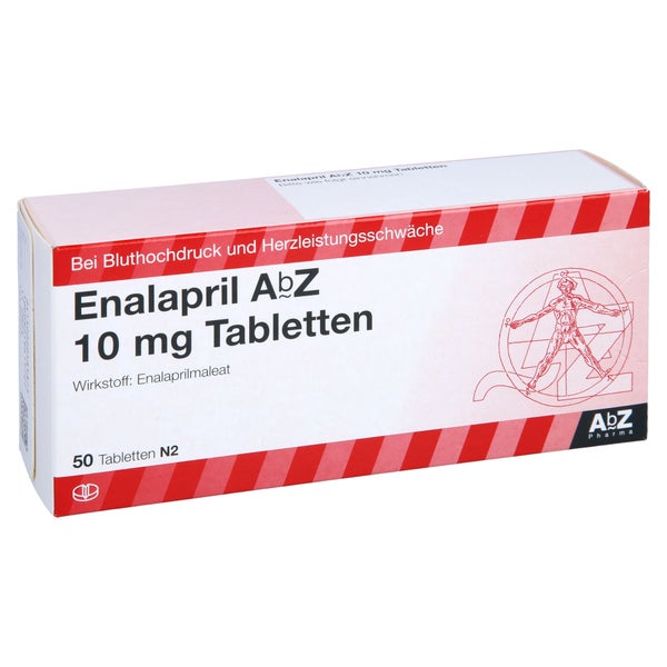 Enalapril AbZ 10 mg Tabletten 50 St