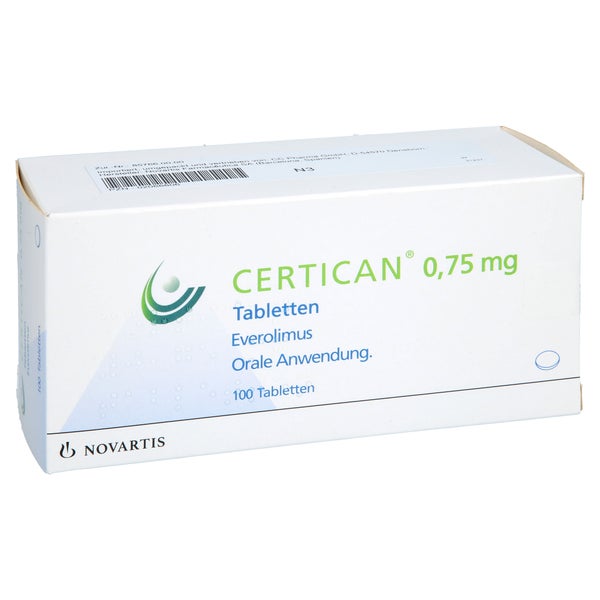 Certican 0,75 mg Tabletten 100 St