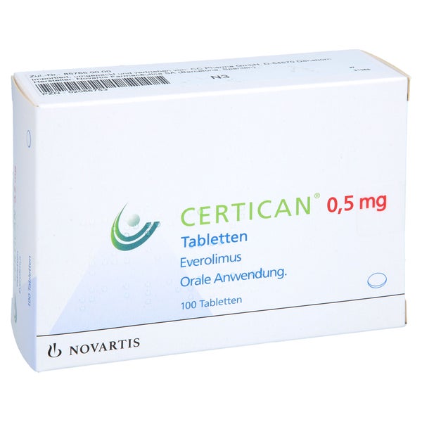 Certican 0,5 mg Tabletten 100 St