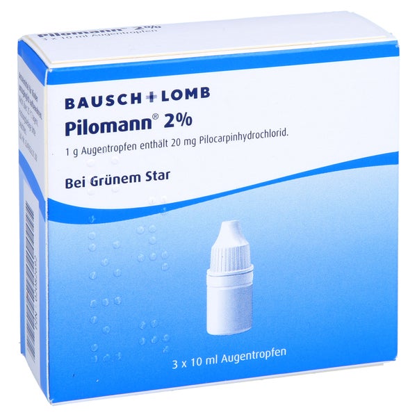 Pilomann 2% Augentropfen 3X10 ml