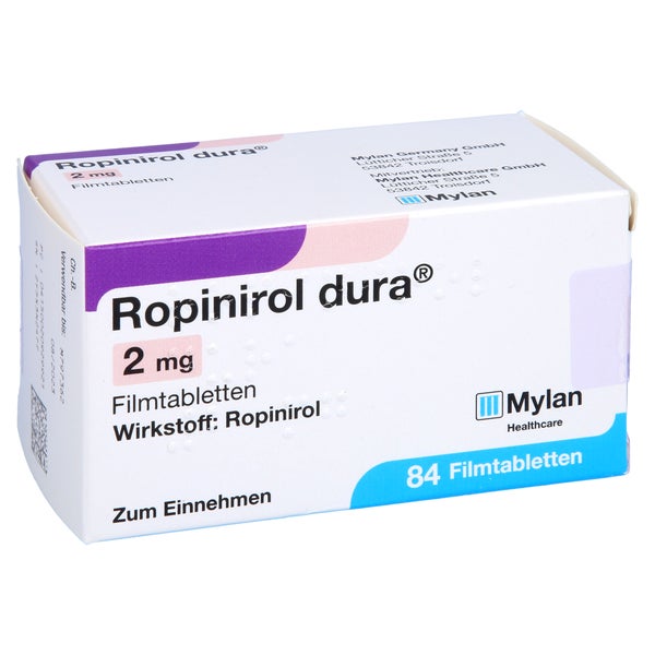 Ropinirol dura 2 mg Filmtabletten 84 St