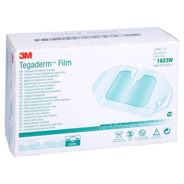Tegaderm 3M Film I.V. 6x7 cm 1623W 100 St