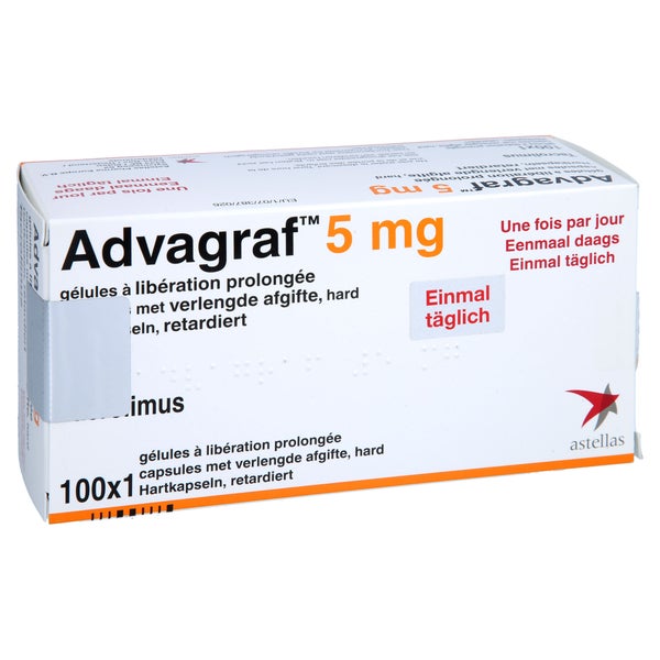 Advagraf 5 mg Hartkapseln retardiert 100 St