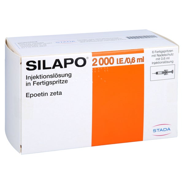 SILAPO 2.000 I.E./0,6 ml Inj.-Lösung Fertigspr. 6X1 St