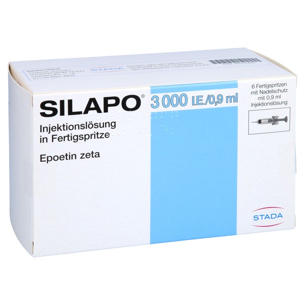 SILAPO 3.000 I.E./0,9 ml Inj.-Lösung Fertigspr. 6X1 St