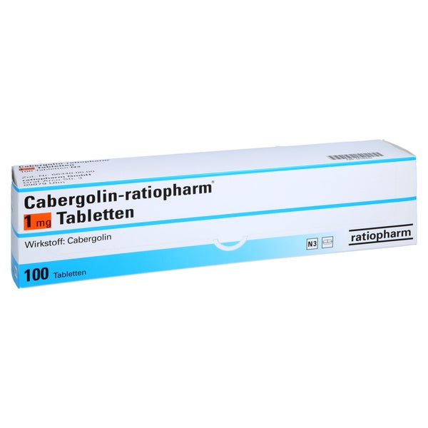 Cabergolin-ratiopharm 1 mg Tabletten 100 St