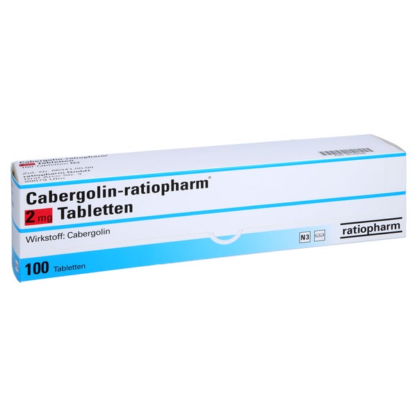 Cabergolin-ratiopharm 2 mg Tabletten 100 St