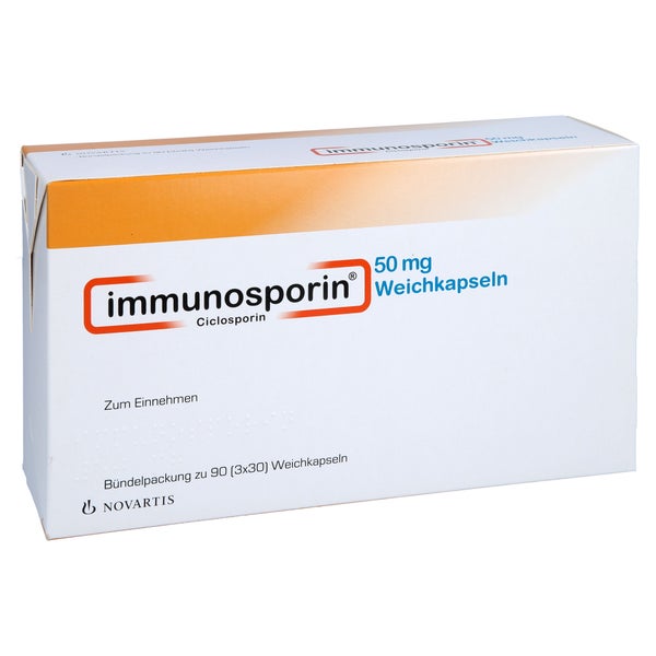 Immunosporin 50 mg Weichkapseln 90 St