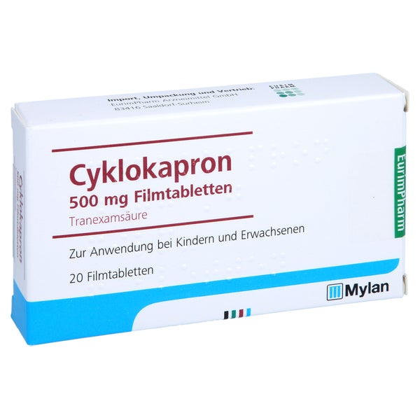 Cyklokapron 500 mg Filmtabletten 20 St