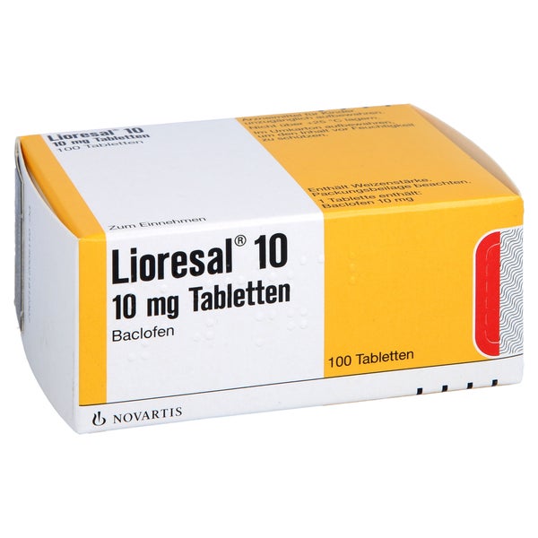 Baclofen 10 mg tabletten