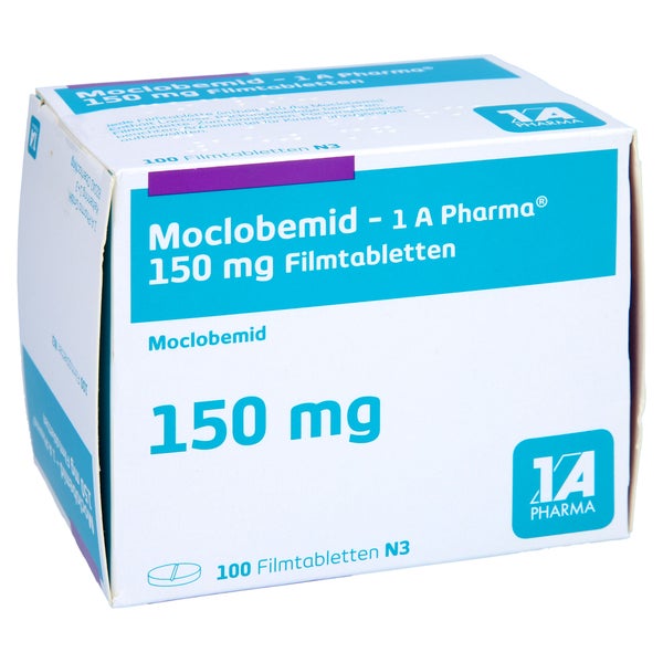 MOCLOBEMID 150 mg-1A Pharma Filmtabletten 100 St