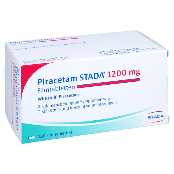 Piracetam Stada 1200 mg Filmtabletten 120 St