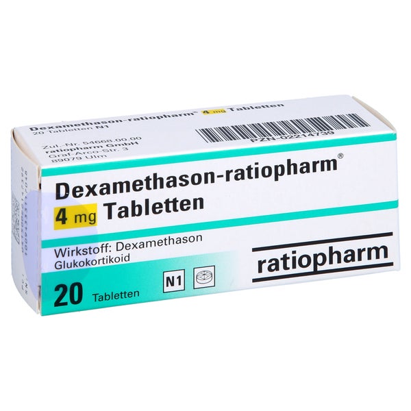 Dexamethason-ratiopharm 4 mg Tabletten 20 St