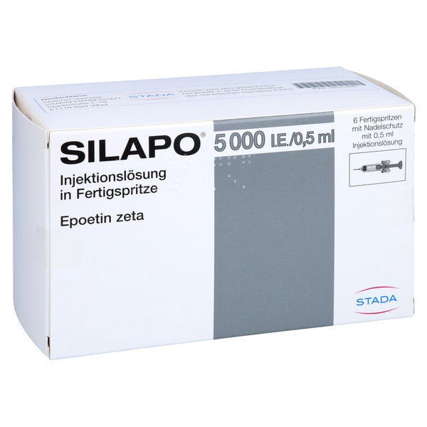 SILAPO 5.000 I.E./0,5 ml Inj.-Lösung Fertigspr. 6X1 St