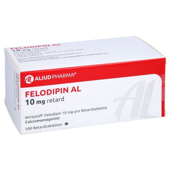 Felodipin AL 10 mg retard Tabl. 100 St