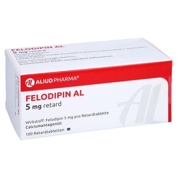 Felodipin AL 5 mg retard Tabl. 100 St