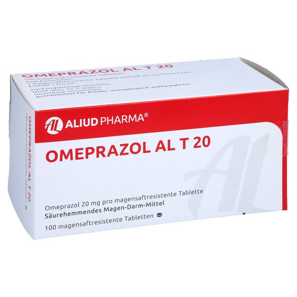 OMEPRAZOL AL T 20 magensaftresistente Tabletten 100 St