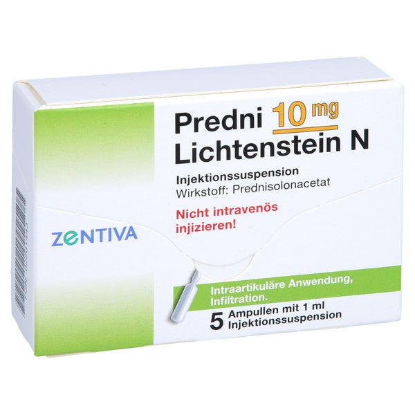 PREDNI 10 mg Lichtenstein N Kristallsusp.Ampullen 5X1 ml