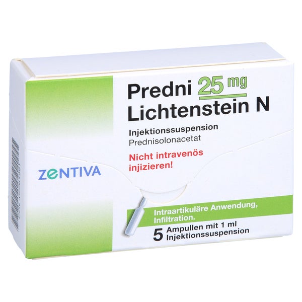 PREDNI 25 mg Lichtenstein N Kristallsusp.Ampullen 5X1 ml