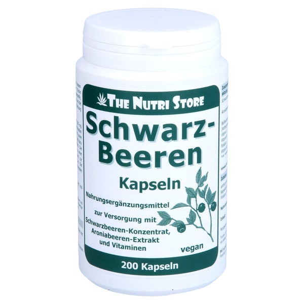Schwarzbeeren Kapseln 200 St