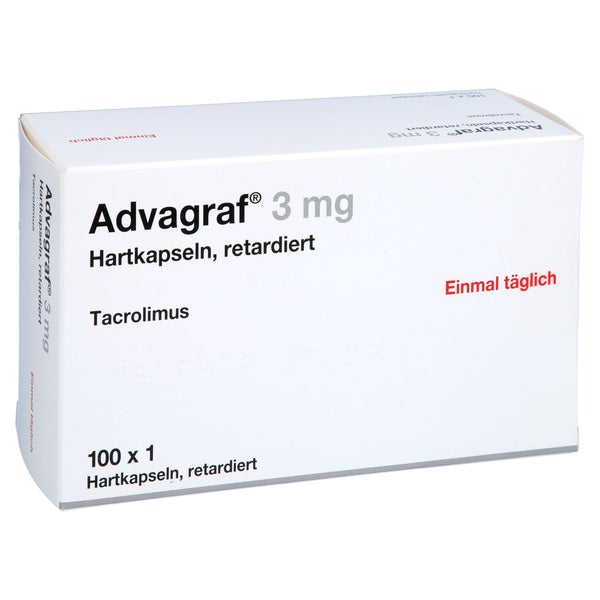 Advagraf 3 mg Hartkapseln retardiert 100 St