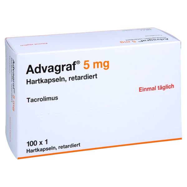 Advagraf 5 mg Hartkapseln retardiert 100 St