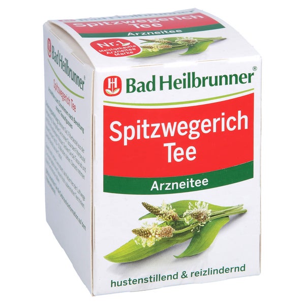 BAD Heilbrunner Spitzwegerichkraut Tee F 8X2,0 g