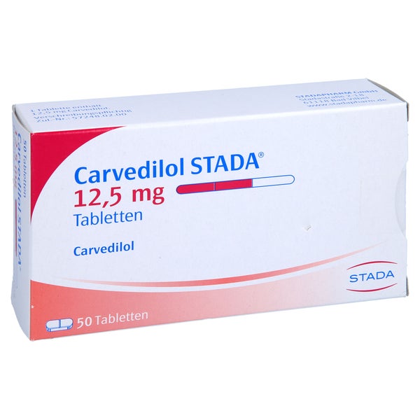 Carvedilol Stada 12,5 mg Tabletten 50 St