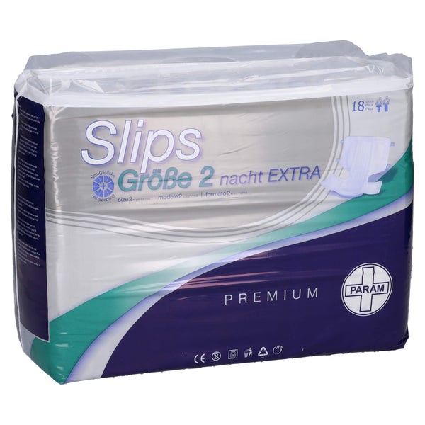 Param Slip Premium Nacht extra Gr.2 18 St