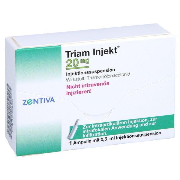 TRIAM INJEKT 20 mg Kristallsuspension in Ampullen 1X0,5 ml