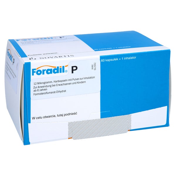 FORADIL P + 1 Inhalator Hartkaps.m.Plv.z.Inhal. 60 St