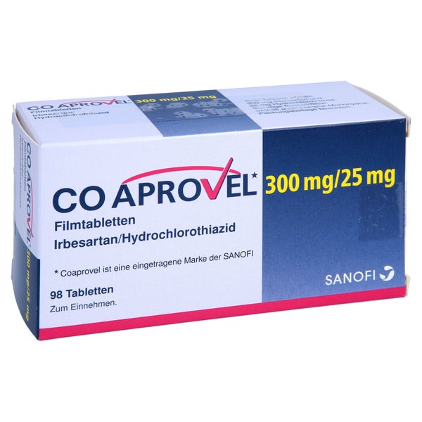 Coaprovel 300 Mg/25 mg Filmtabletten 98 St