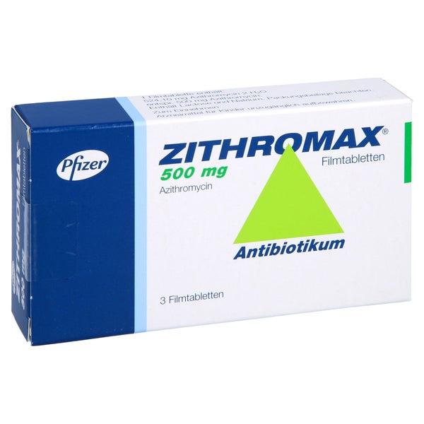 Zithromax 500 mg Filmtabletten 3 St