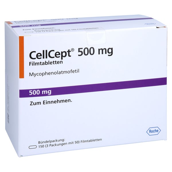 Cellcept 500 mg Filmtabletten 150 St