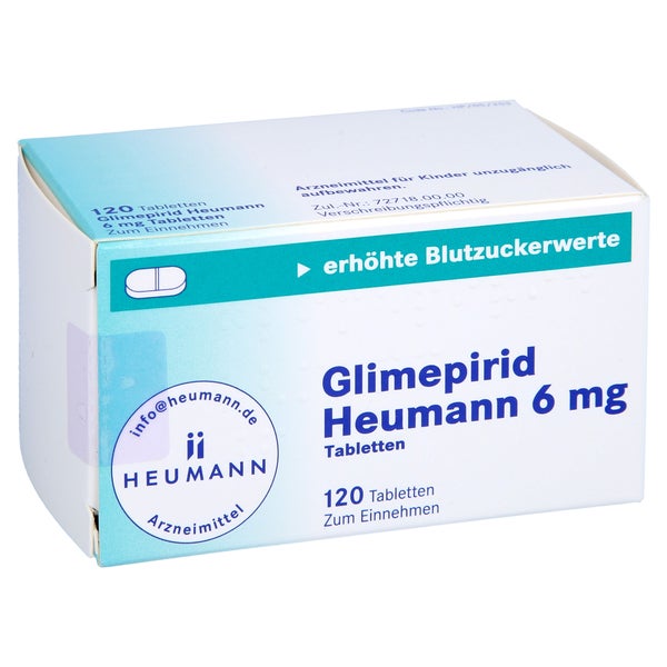 Glimepirid Heumann 6 mg Tabletten 120 St